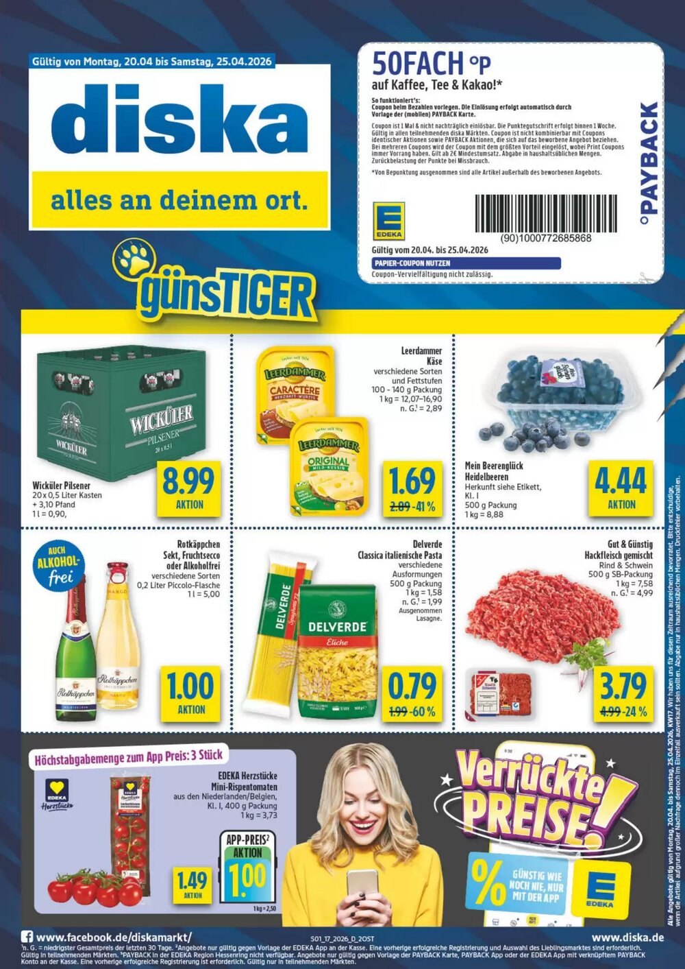 diska Prospekt (ab 20.04.2026) zum Blättern - Seite 1