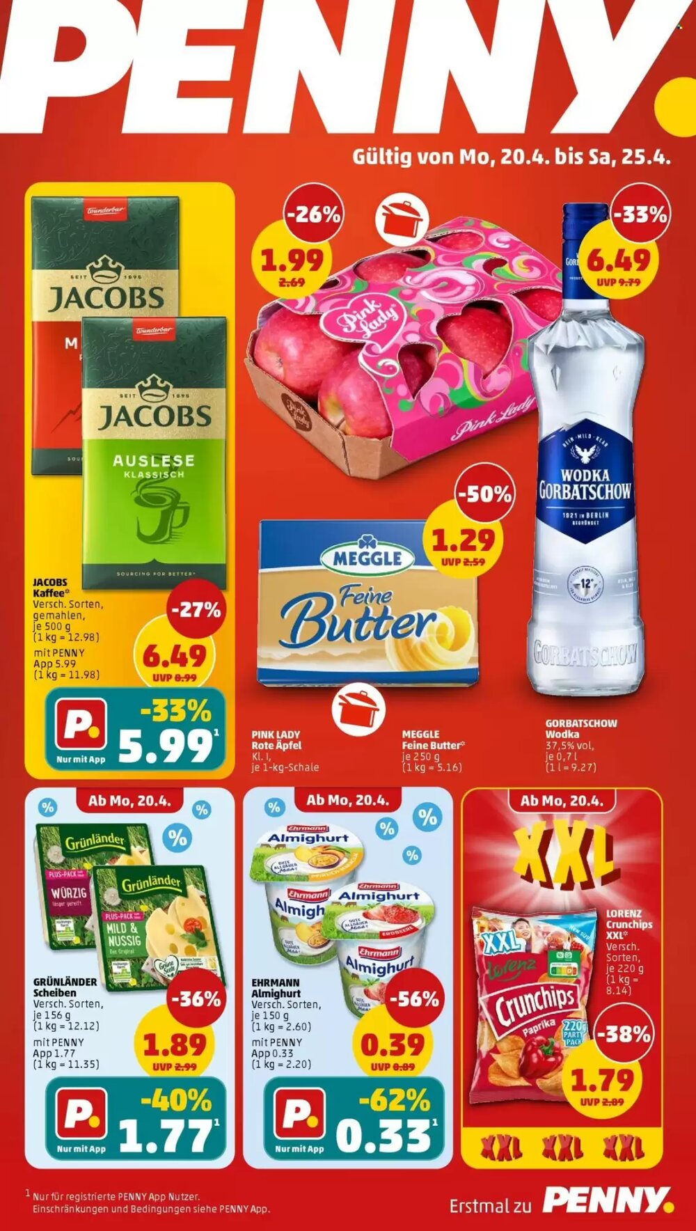 PENNY Prospekt (ab 20.04.2026) zum Blättern - Seite 1