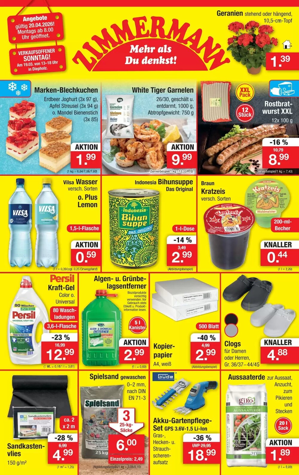 Zimmermann Prospekt (ab 20.04.2026) zum Blättern - Seite 1
