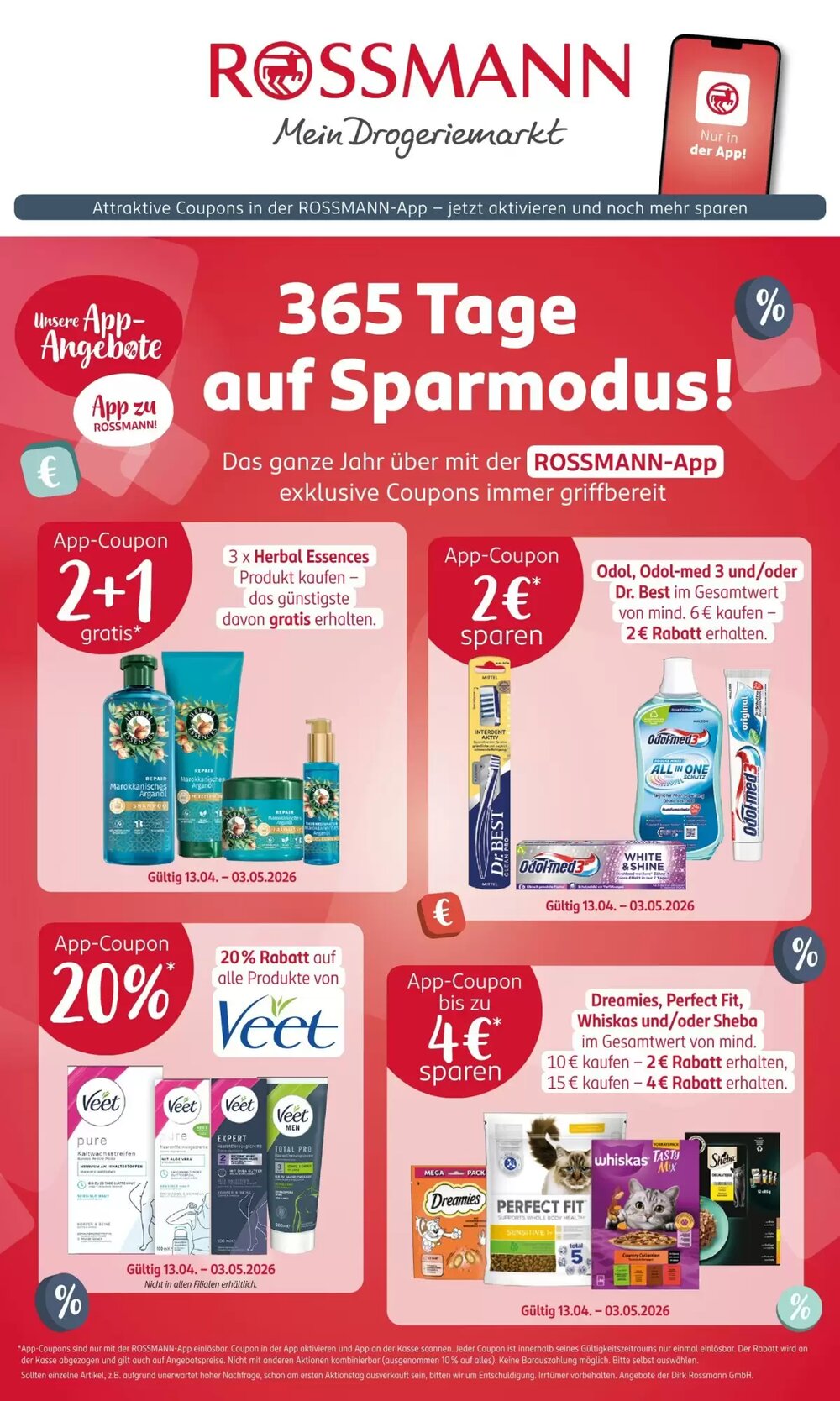 Rossmann Prospekt (ab 20.04.2026) zum Blättern - Seite 1