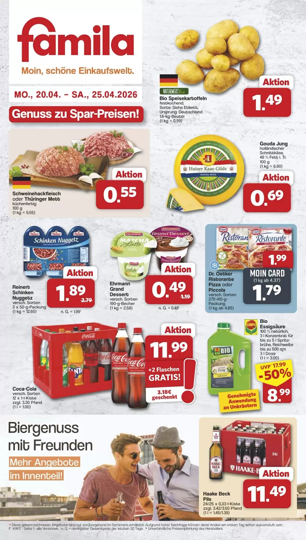 Famila Nord West Prospekt (ab 20.04.2026) zum Blättern - Seite 1