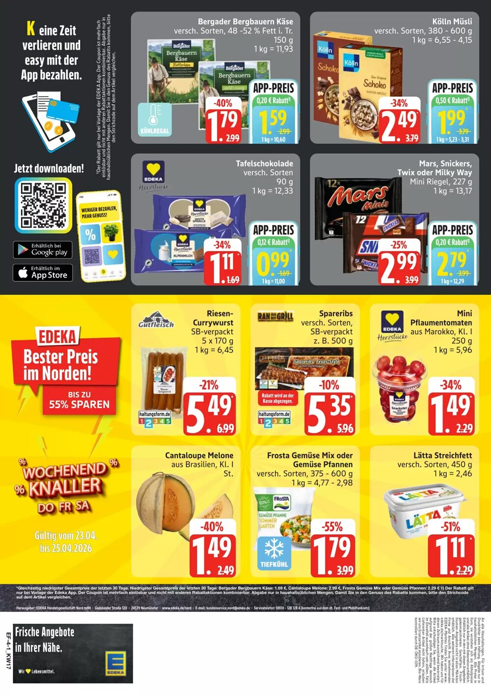 Edeka Frischemarkt Prospekt (ab 20.04.2026) zum Blättern - Seite 4