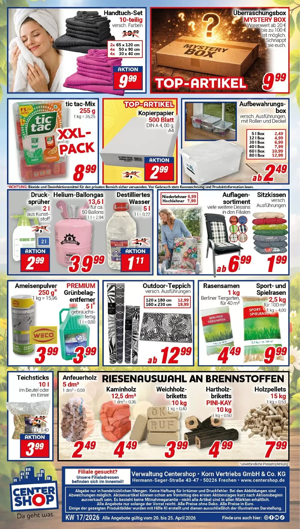 CENTERSHOP Prospekt (ab 20.04.2026) zum Blättern - Seite 20