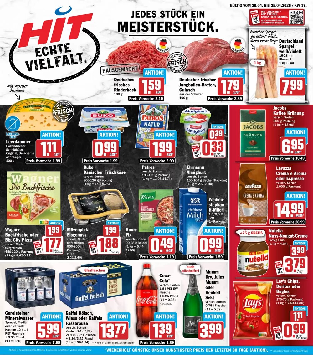 Hit Prospekt (ab 20.04.2026) zum Blättern - Seite 1