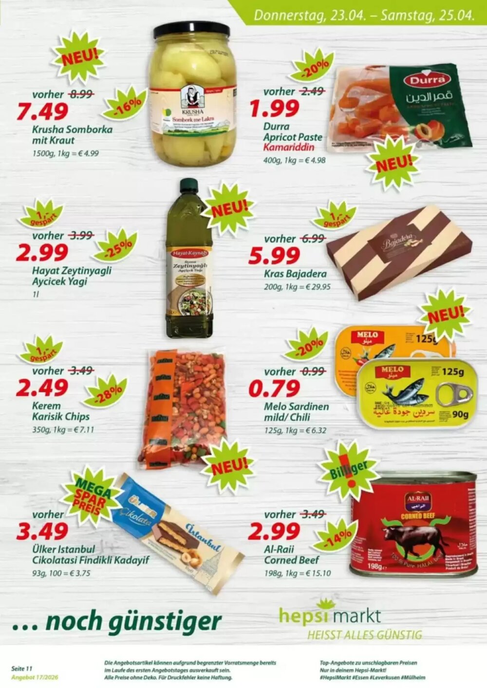 Hepsi-Markt Prospekt (ab 20.04.2026) zum Blättern - Seite 11