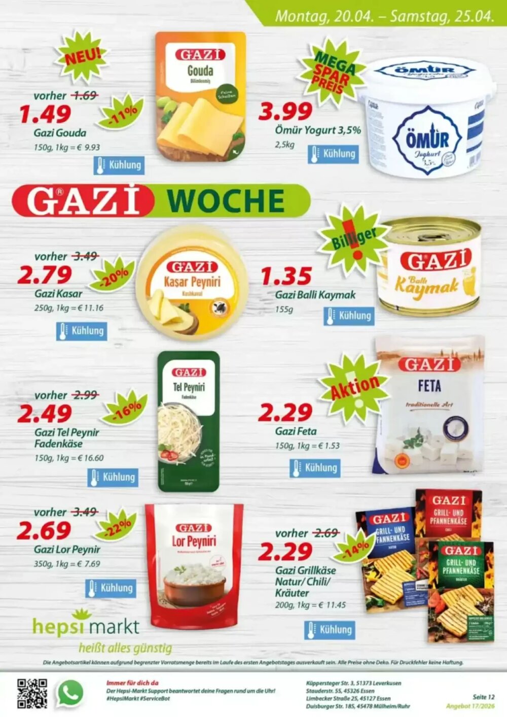 Hepsi-Markt Prospekt (ab 20.04.2026) zum Blättern - Seite 12