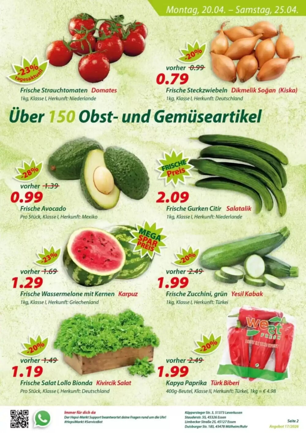Hepsi-Markt Prospekt (ab 20.04.2026) zum Blättern - Seite 2