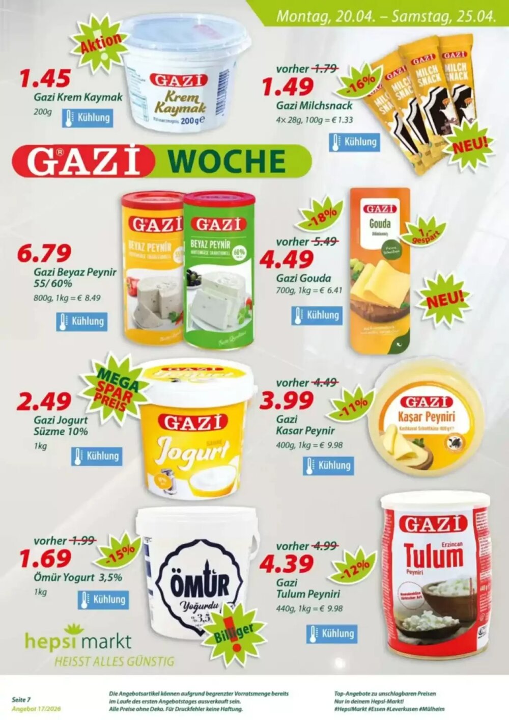Hepsi-Markt Prospekt (ab 20.04.2026) zum Blättern - Seite 7