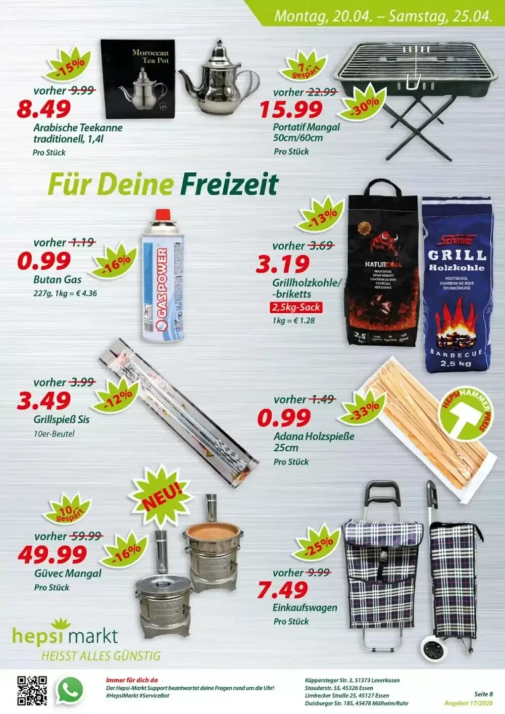 Hepsi-Markt Prospekt (ab 20.04.2026) zum Blättern - Seite 8