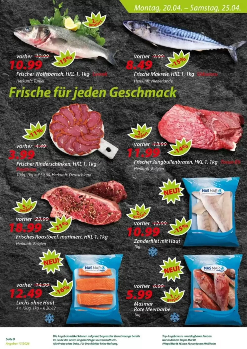 Hepsi-Markt Prospekt (ab 20.04.2026) zum Blättern - Seite 9
