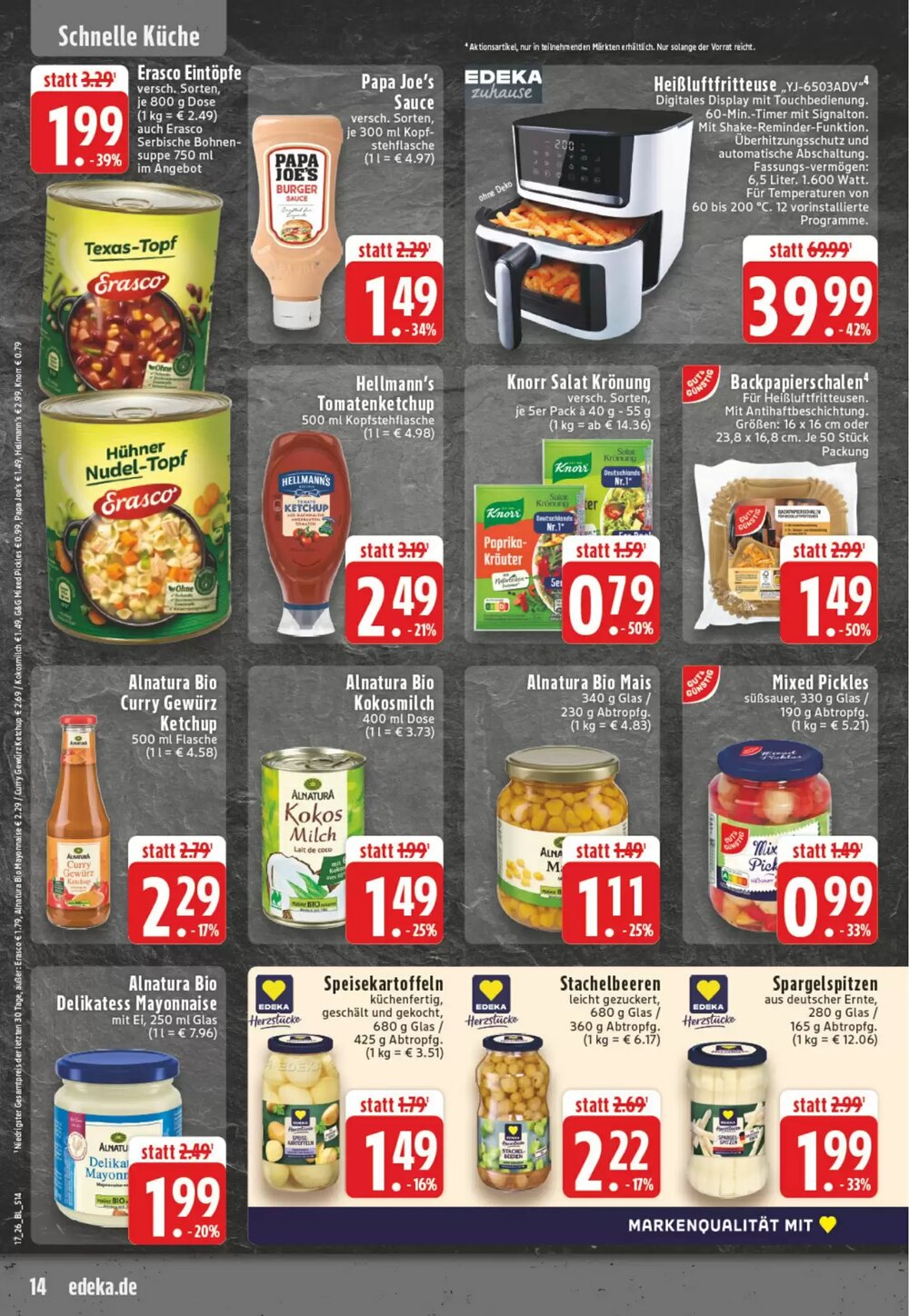 EDEKA Vogl Prospekt (ab 20.04.2026) zum Blättern - Seite 14