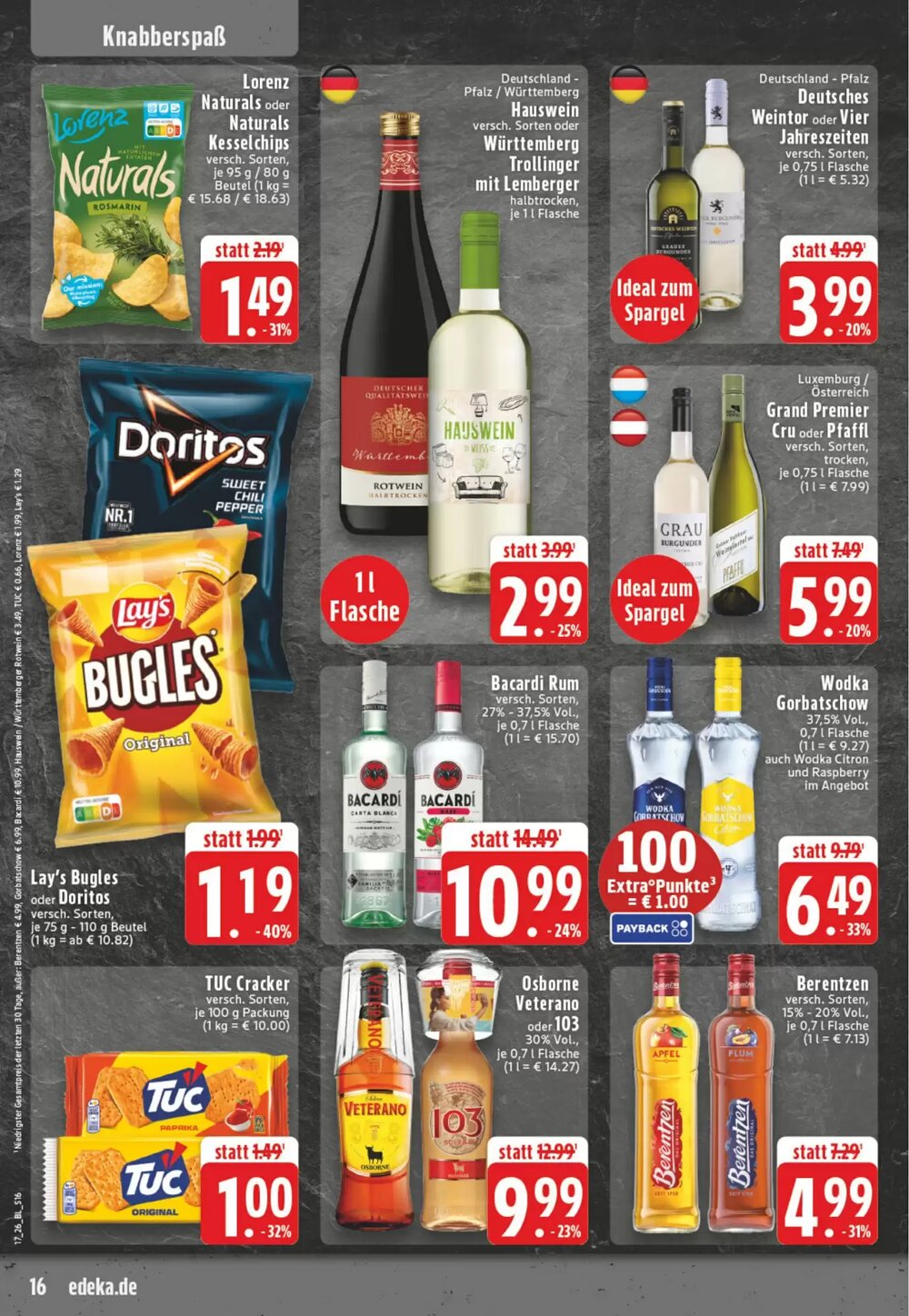 EDEKA Vogl Prospekt (ab 20.04.2026) zum Blättern - Seite 16