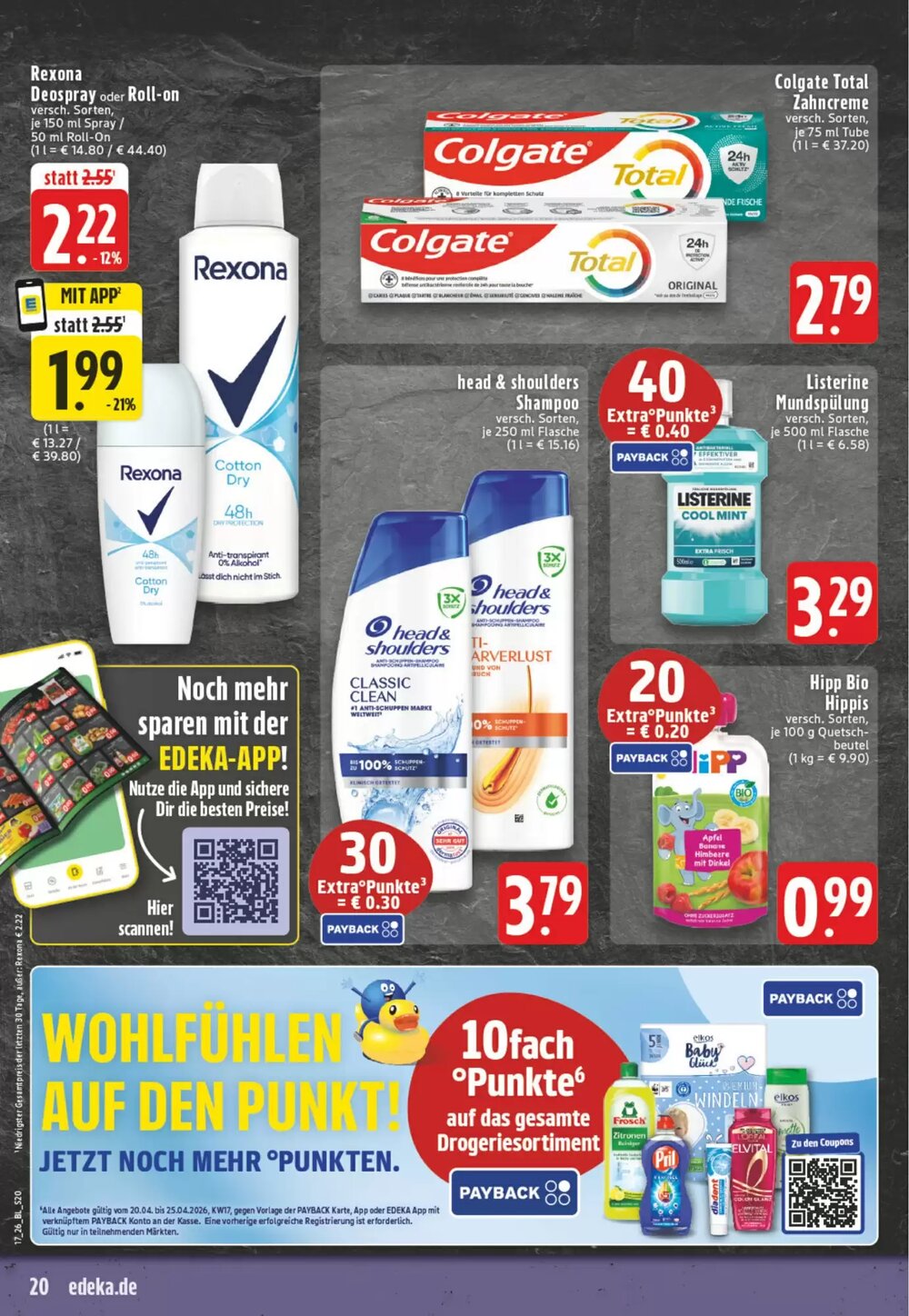 EDEKA Vogl Prospekt (ab 20.04.2026) zum Blättern - Seite 20