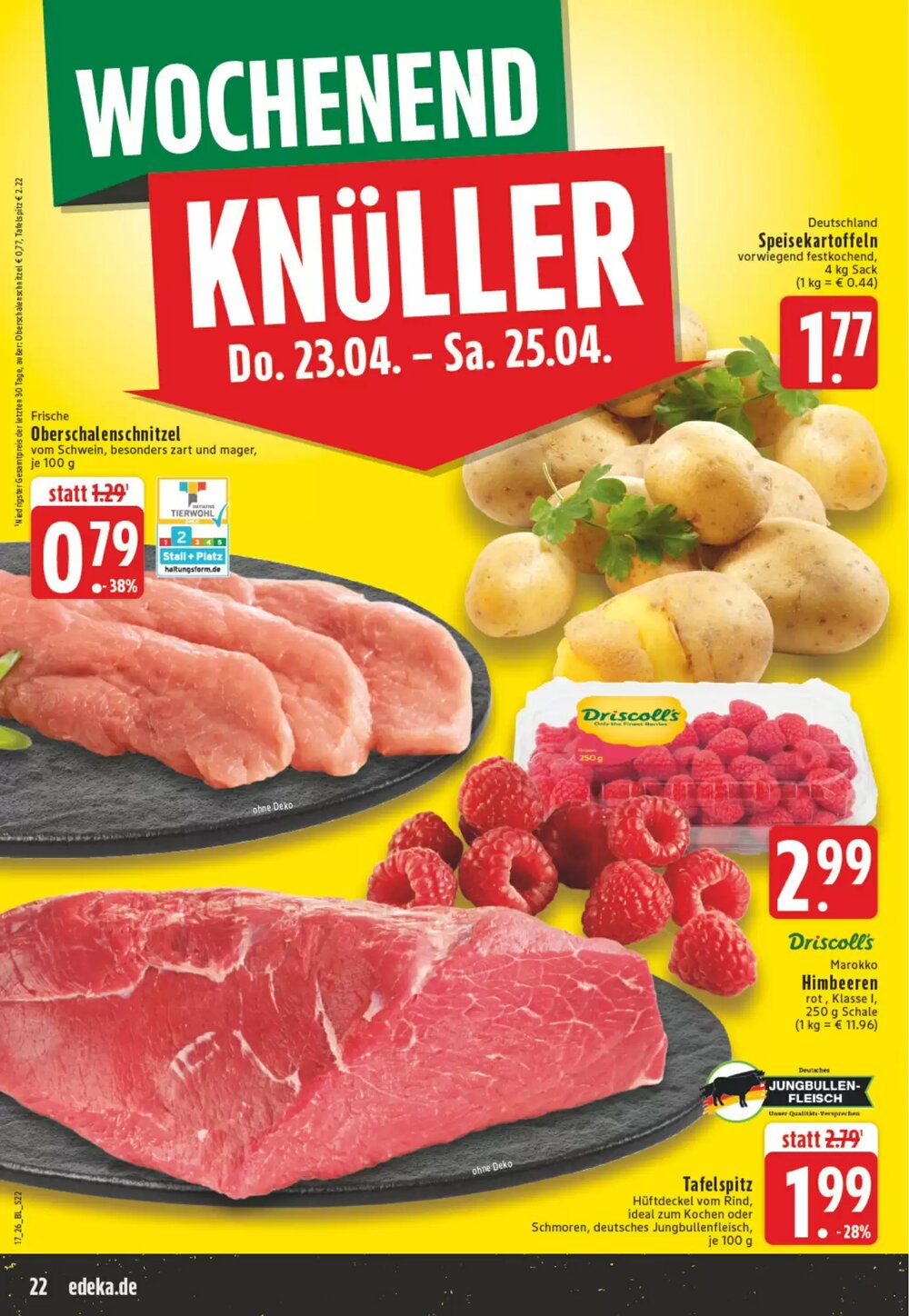 EDEKA Vogl Prospekt (ab 20.04.2026) zum Blättern - Seite 22