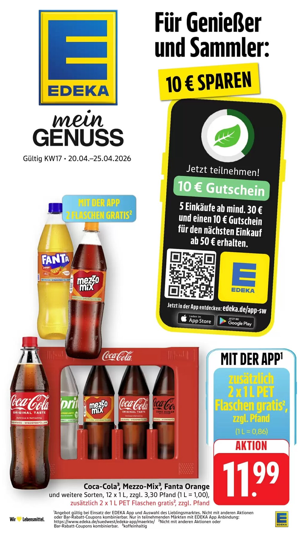 EDEKA Berger Prospekt (ab 20.04.2026) zum Blättern - Seite 1