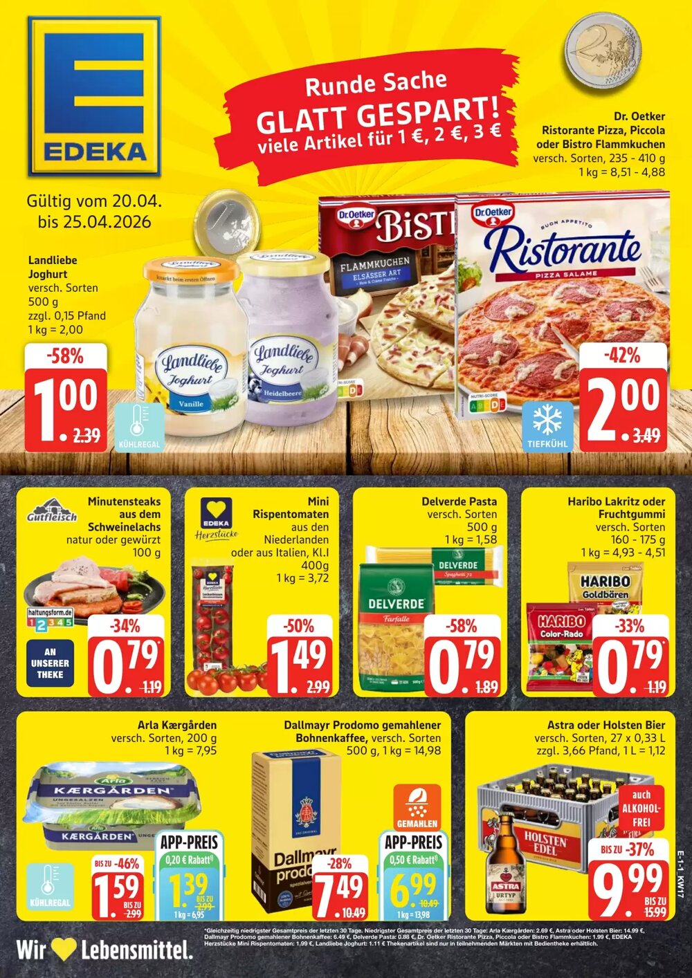 Edeka Aktiv Markt Prospekt (ab 20.04.2026) zum Blättern - Seite 1