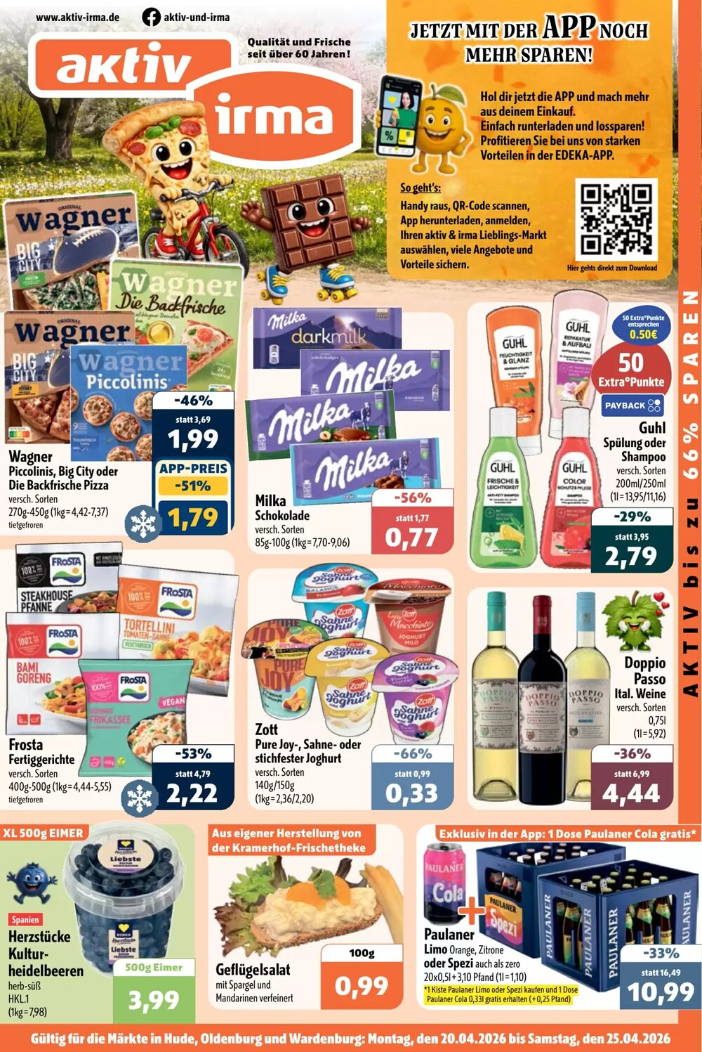 Aktiv Irma Prospekt (ab 20.04.2026) zum Blättern - Seite 1