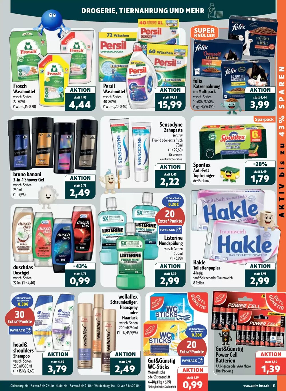 Aktiv Irma Prospekt (ab 20.04.2026) zum Blättern - Seite 13