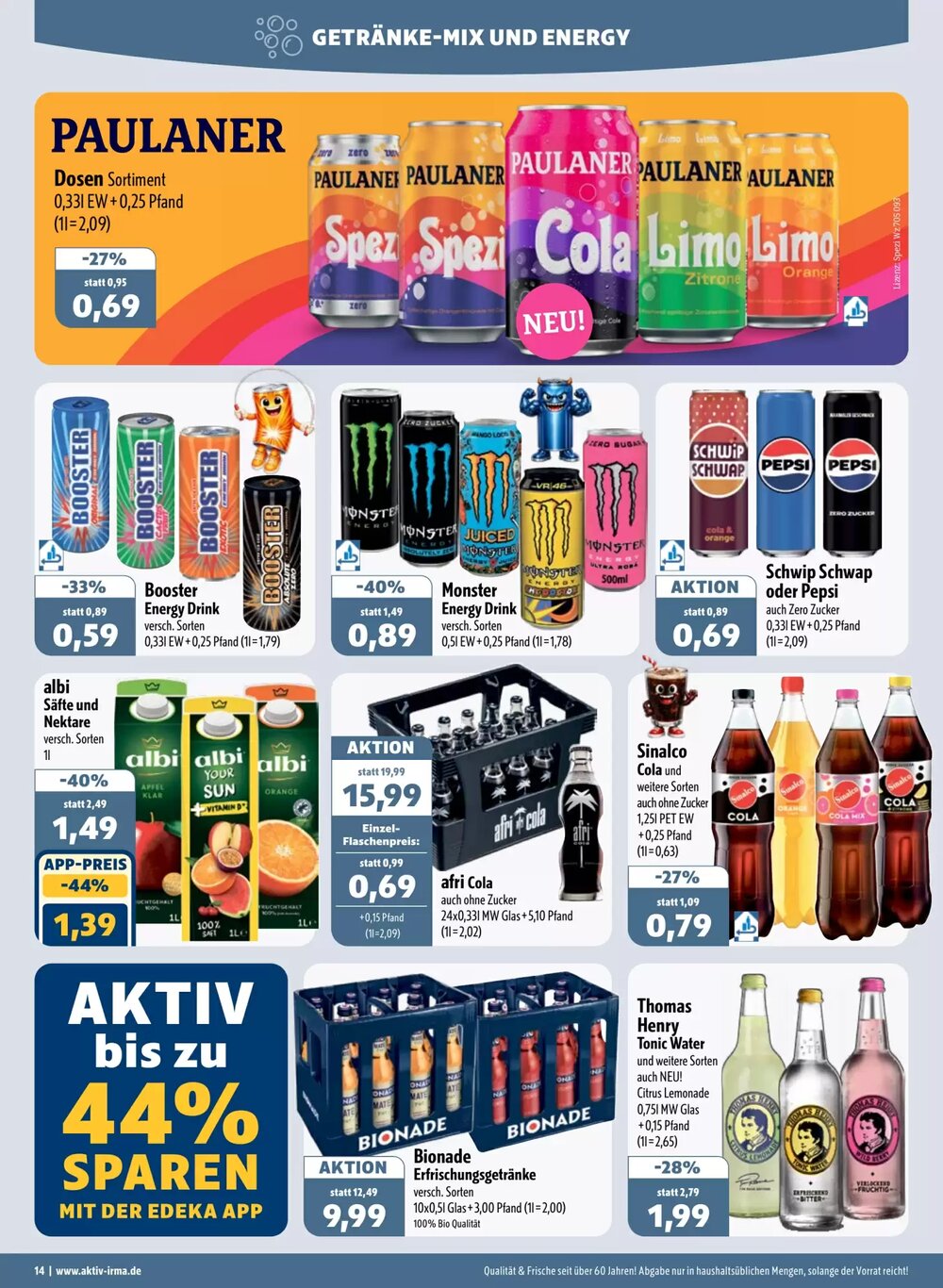 Aktiv Irma Prospekt (ab 20.04.2026) zum Blättern - Seite 14
