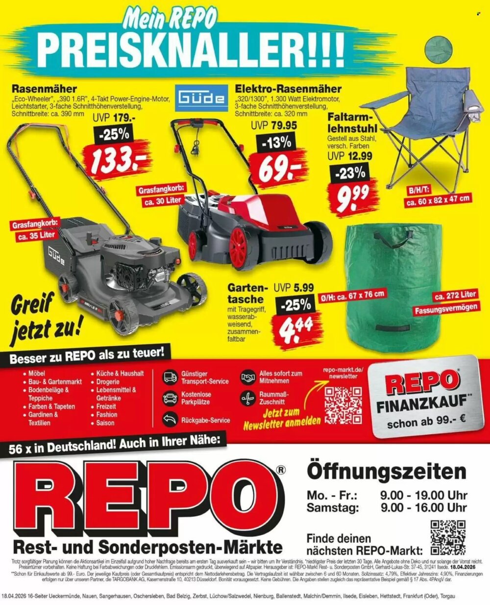 Repo Markt Prospekt (ab 20.04.2026) zum Blättern - Seite 16