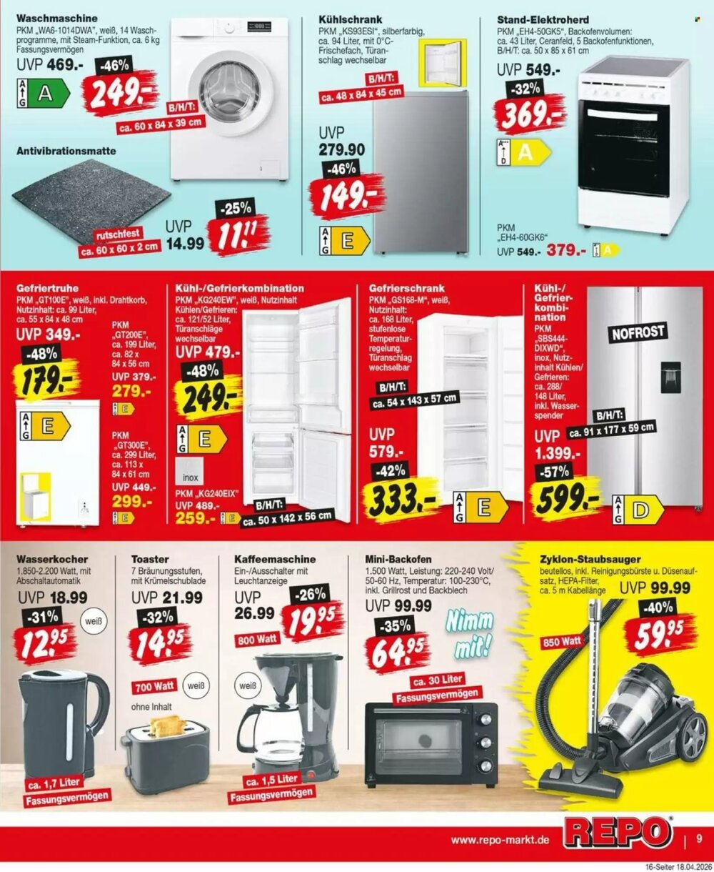 Repo Markt Prospekt (ab 20.04.2026) zum Blättern - Seite 9