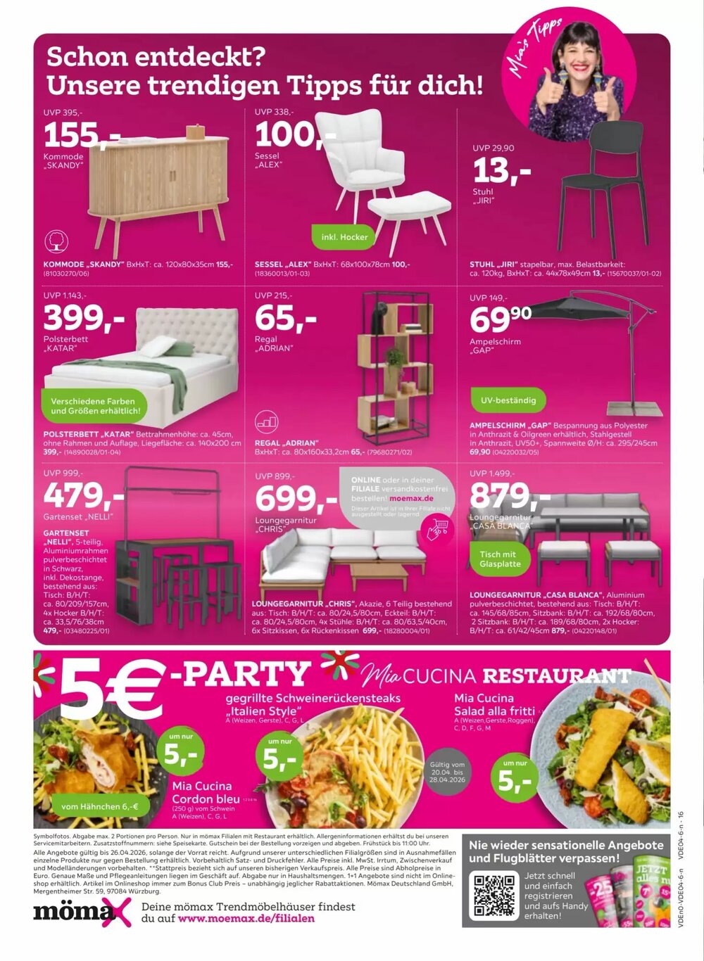Mömax Prospekt (ab 20.04.2026) zum Blättern - Seite 16
