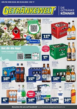 Getränkewelt Prospekt (ab 20.04.2026) zum Blättern