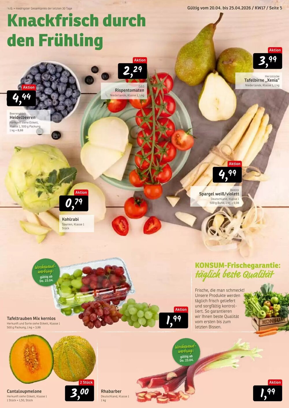 KONSUM Prospekt (ab 20.04.2026) zum Blättern - Seite 5