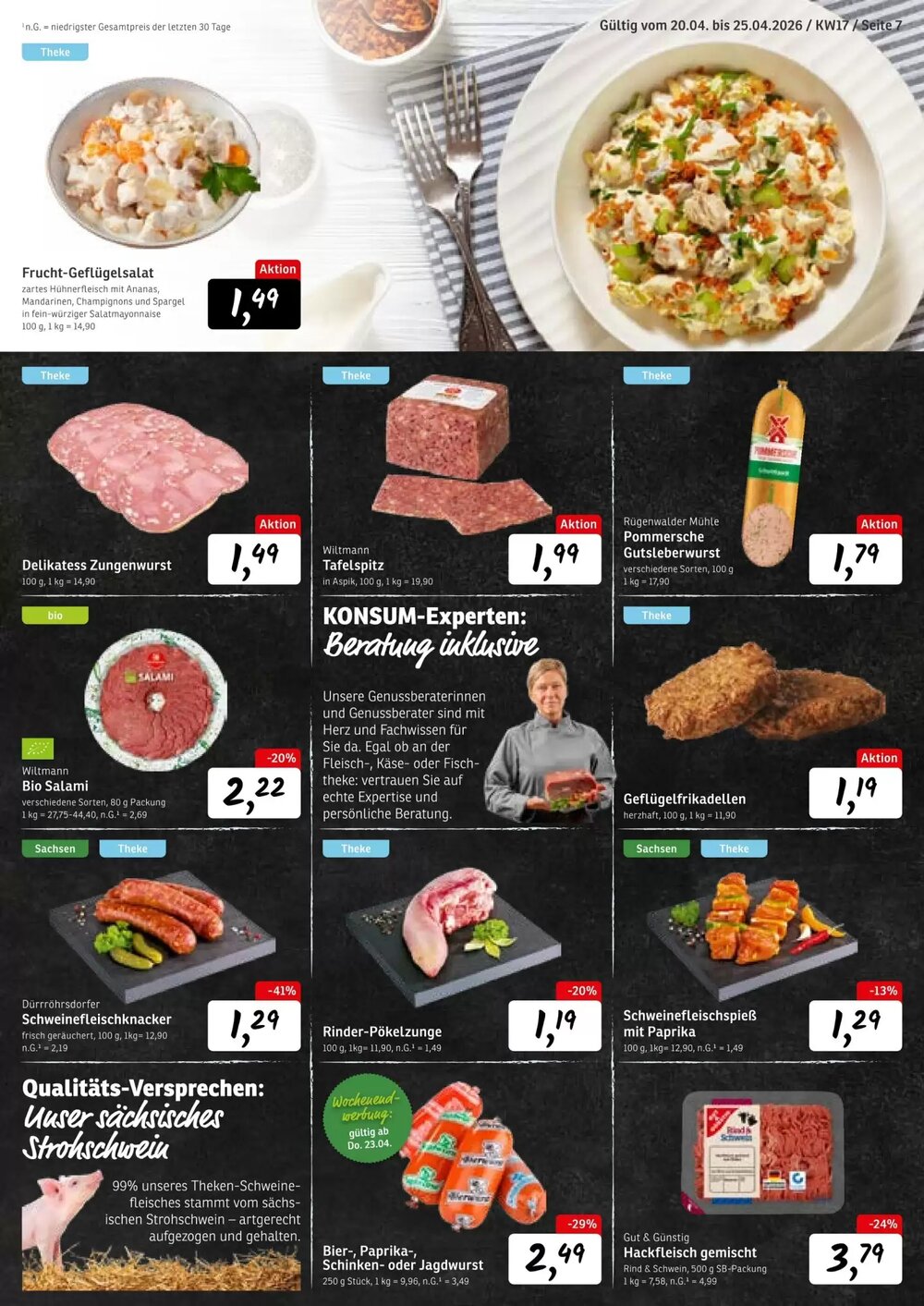 KONSUM Prospekt (ab 20.04.2026) zum Blättern - Seite 7