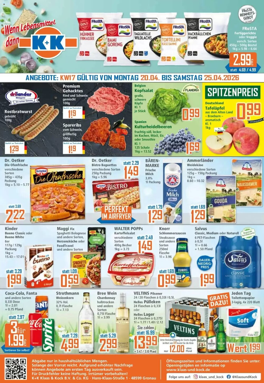 Klaas und Kock Prospekt (ab 20.04.2026) zum Blättern - Seite 1
