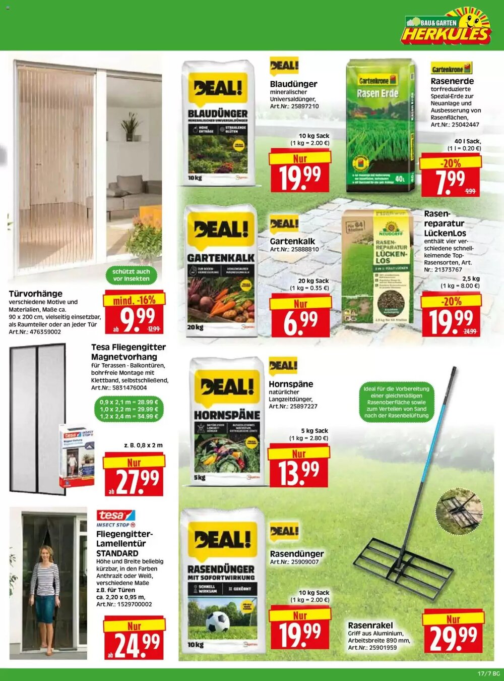 Herkules Baumarkt Prospekt (ab 20.04.2026) zum Blättern - Seite 7