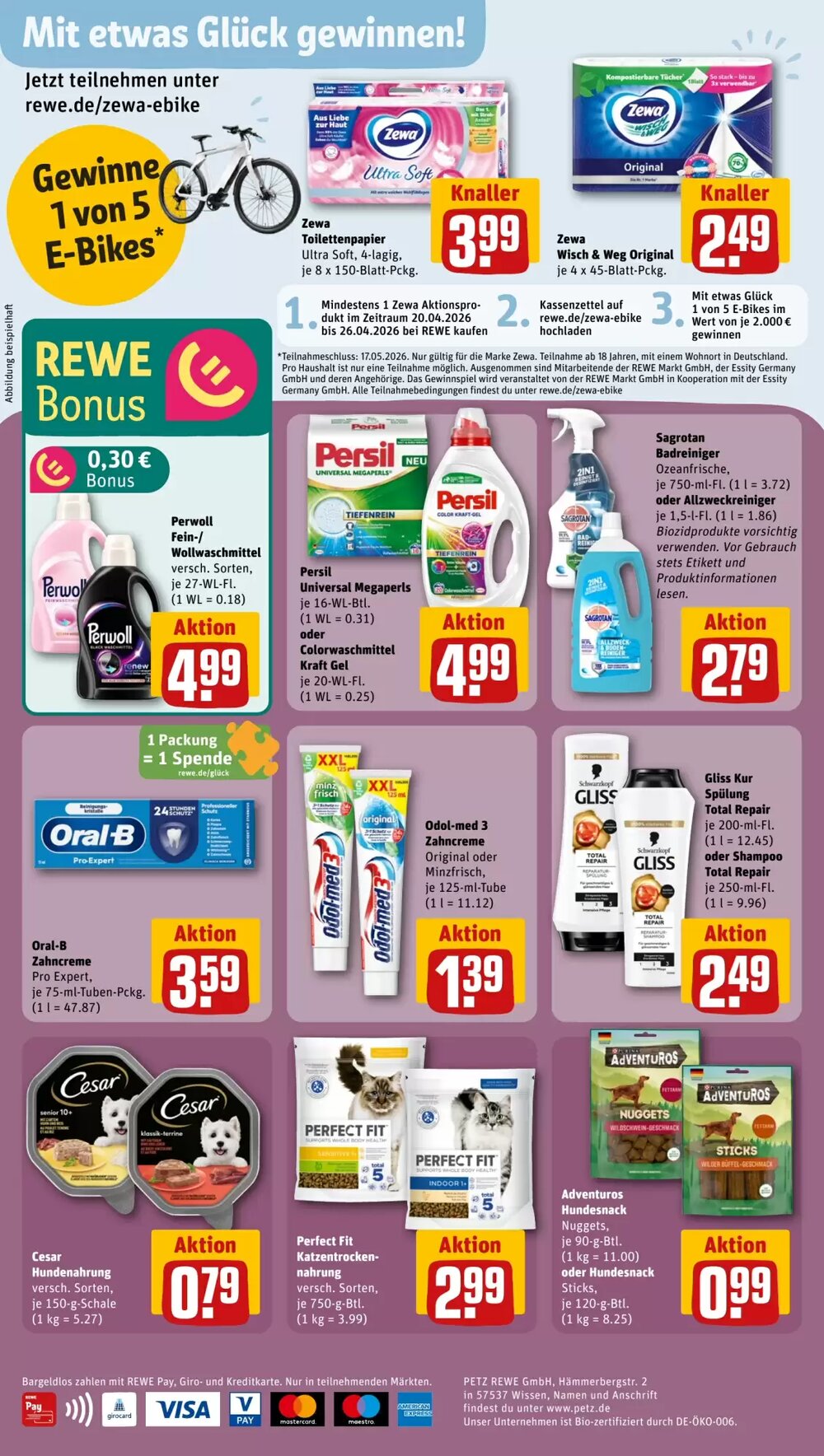 REWE PETZ Prospekt (ab 20.04.2026) zum Blättern - Seite 30