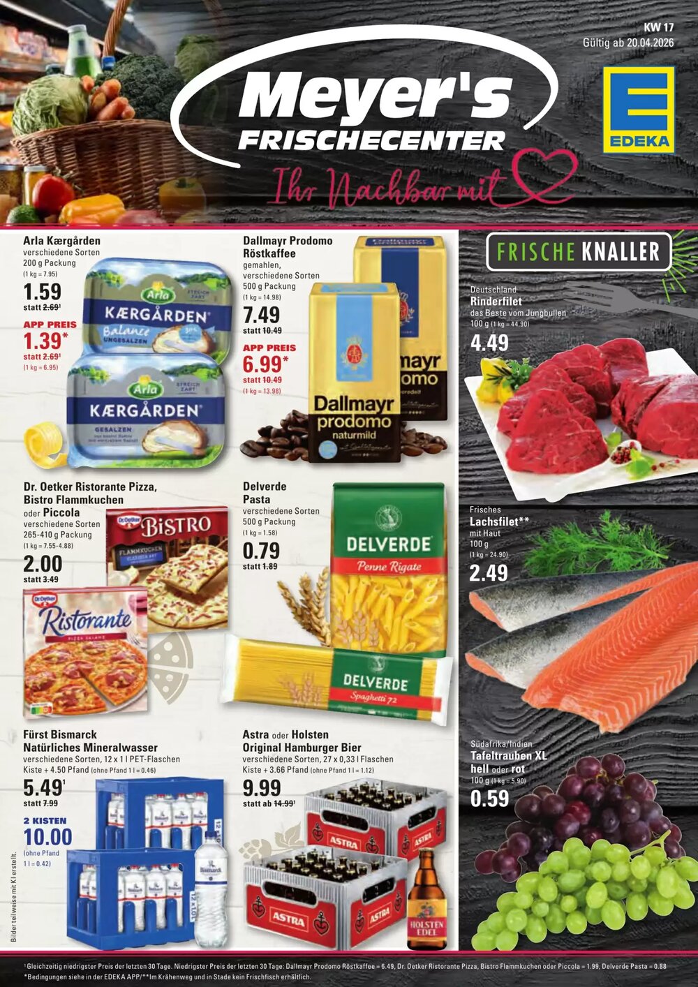 Meyer's Frischemarkt Prospekt (ab 20.04.2026) zum Blättern - Seite 1