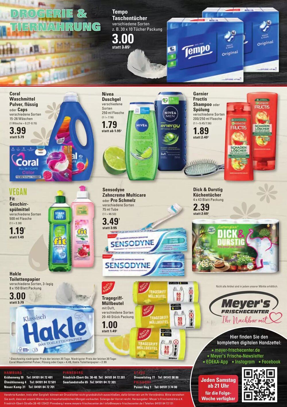 Meyer's Frischemarkt Prospekt (ab 20.04.2026) zum Blättern - Seite 16