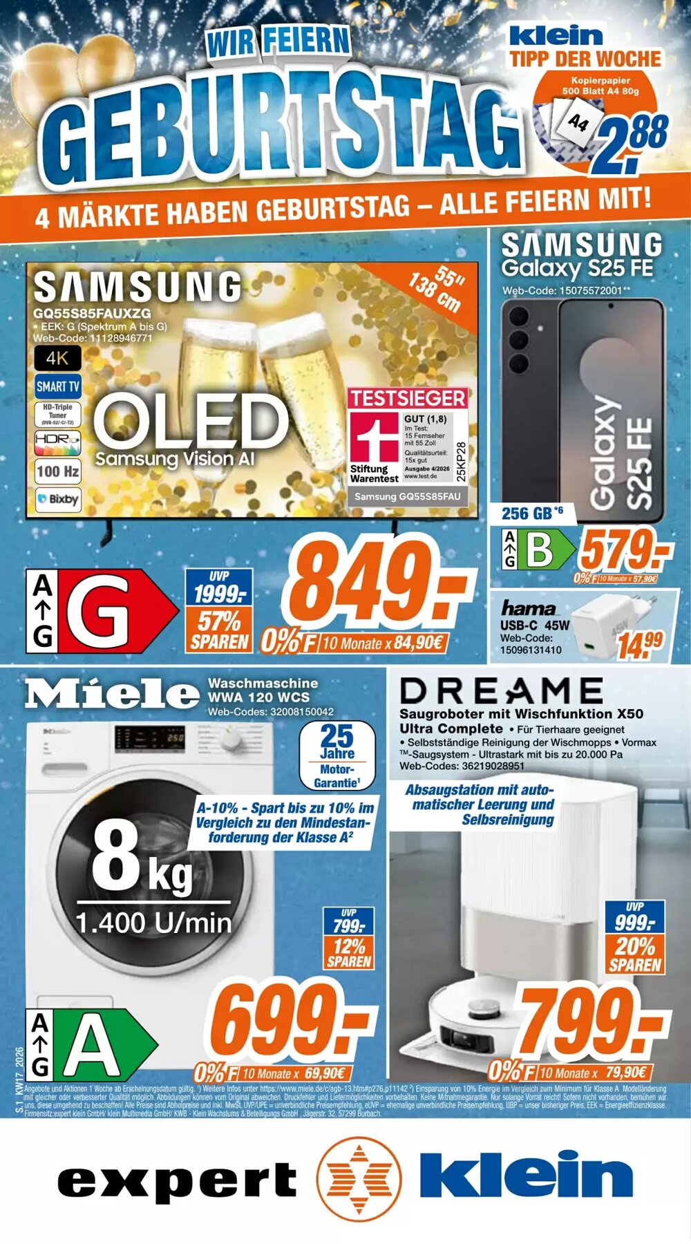 Expert Klein Prospekt (ab 20.04.2026) zum Blättern - Seite 1