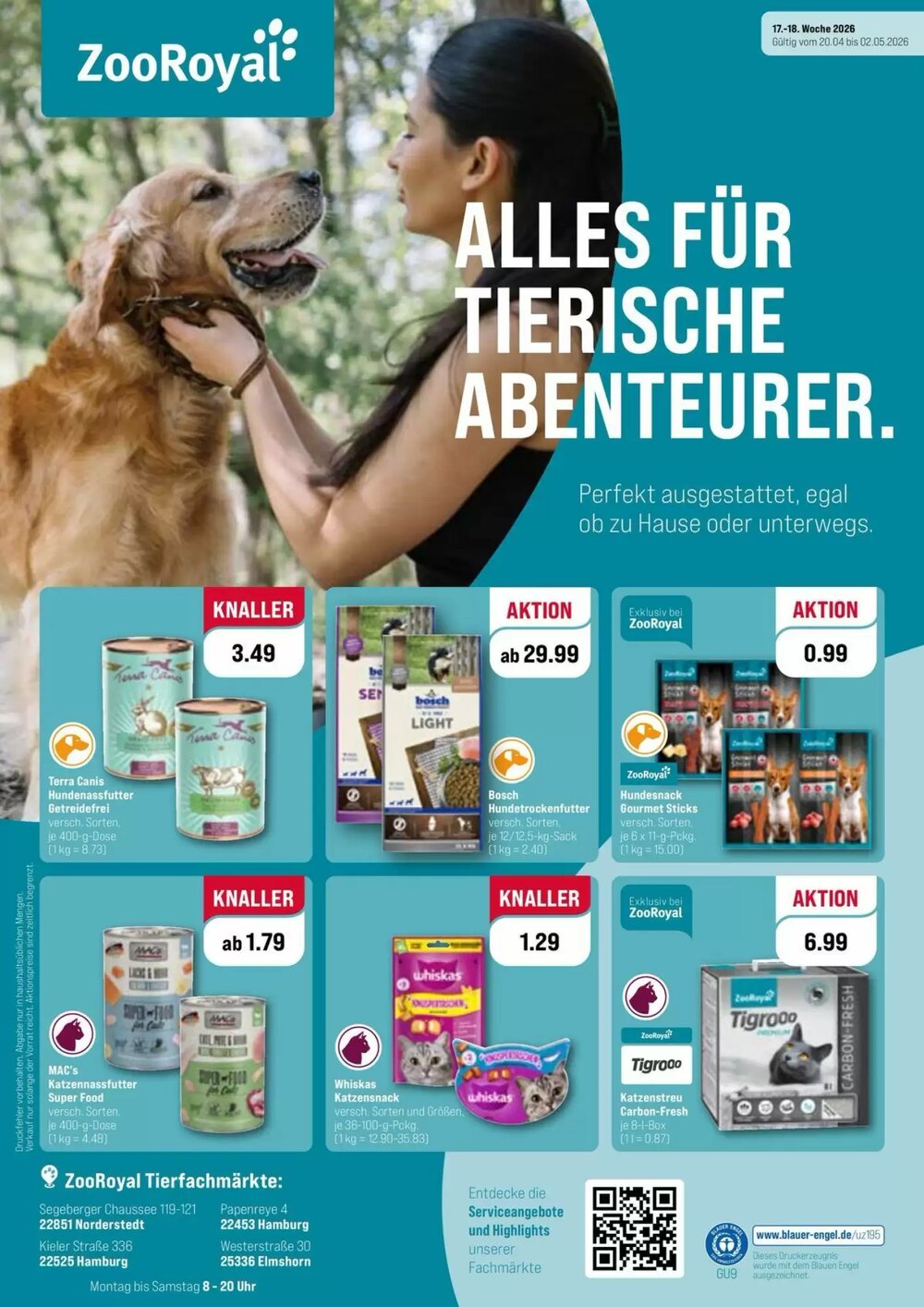 ZooRoyal Prospekt (ab 20.04.2026) zum Blättern - Seite 1