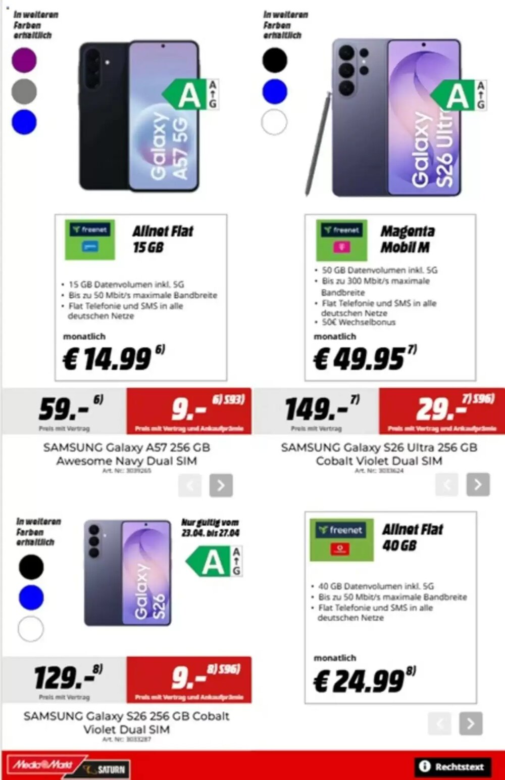 MediaMarkt Prospekt (ab 21.04.2026) zum Blättern - Seite 9