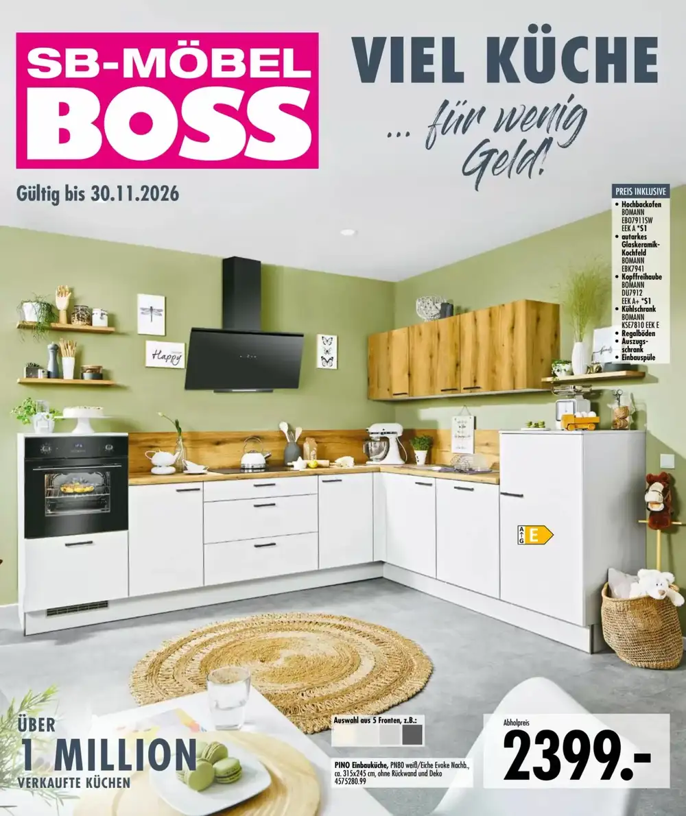 Möbel Boss Prospekt (ab 21.04.2026) zum Blättern - Seite 1