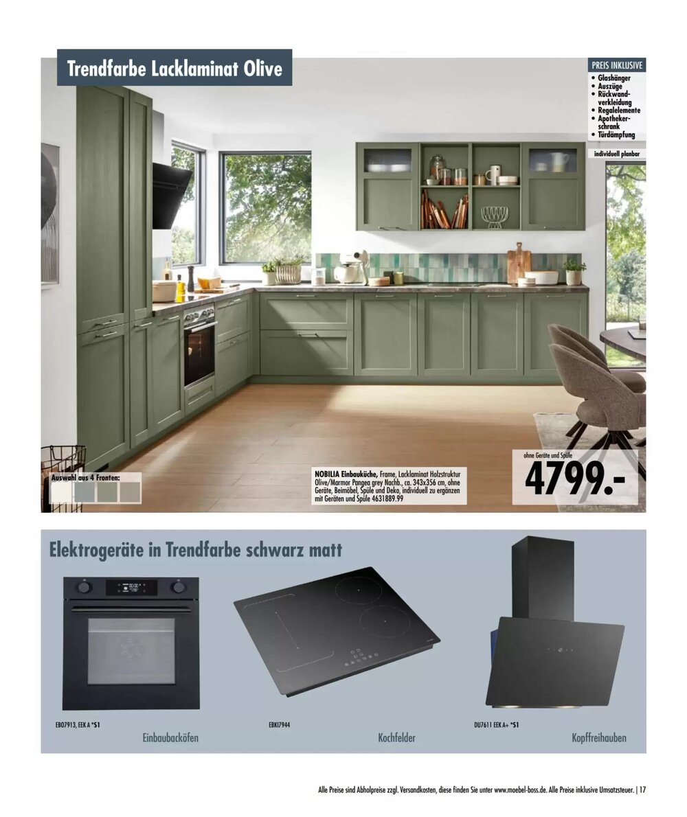 Möbel Boss Prospekt (ab 21.04.2026) zum Blättern - Seite 17
