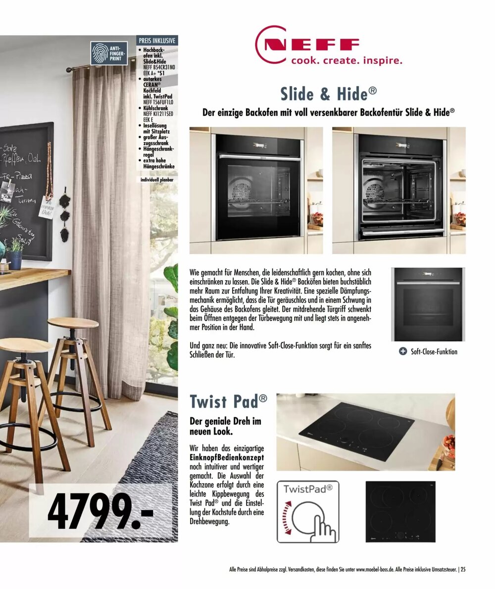 Möbel Boss Prospekt (ab 21.04.2026) zum Blättern - Seite 25