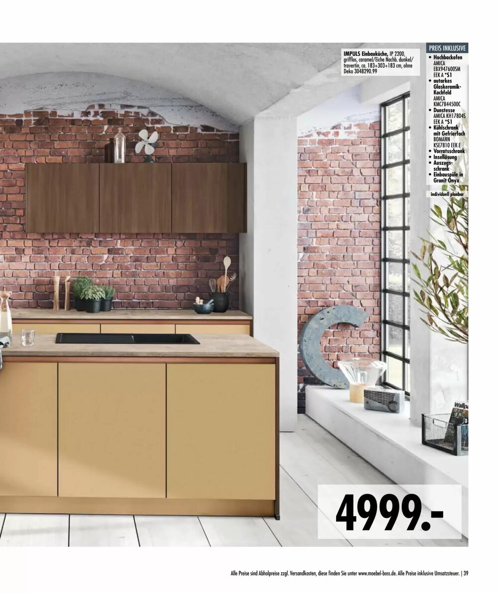 Möbel Boss Prospekt (ab 21.04.2026) zum Blättern - Seite 39