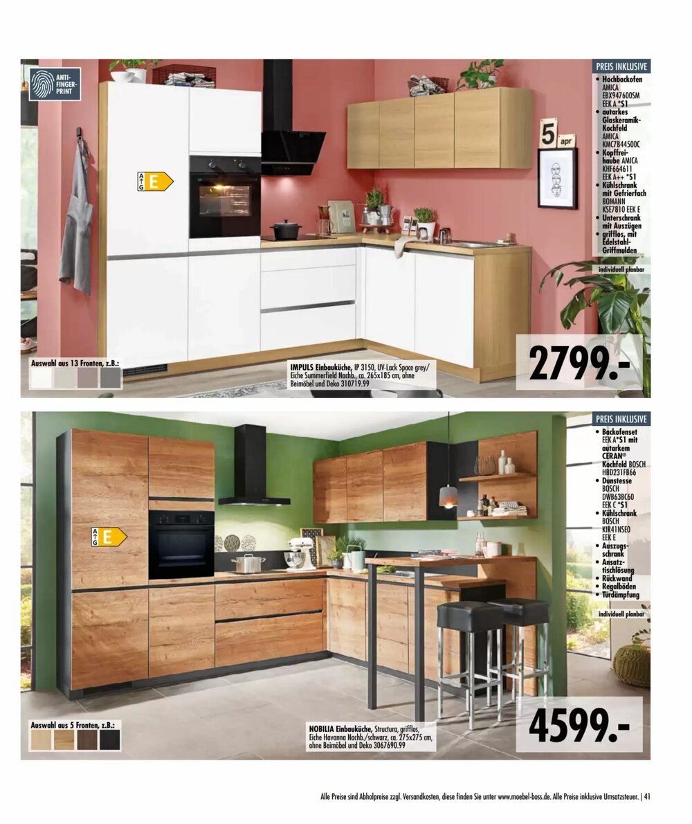 Möbel Boss Prospekt (ab 21.04.2026) zum Blättern - Seite 41