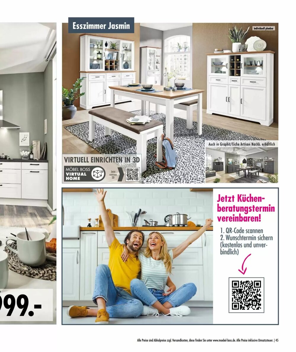 Möbel Boss Prospekt (ab 21.04.2026) zum Blättern - Seite 45