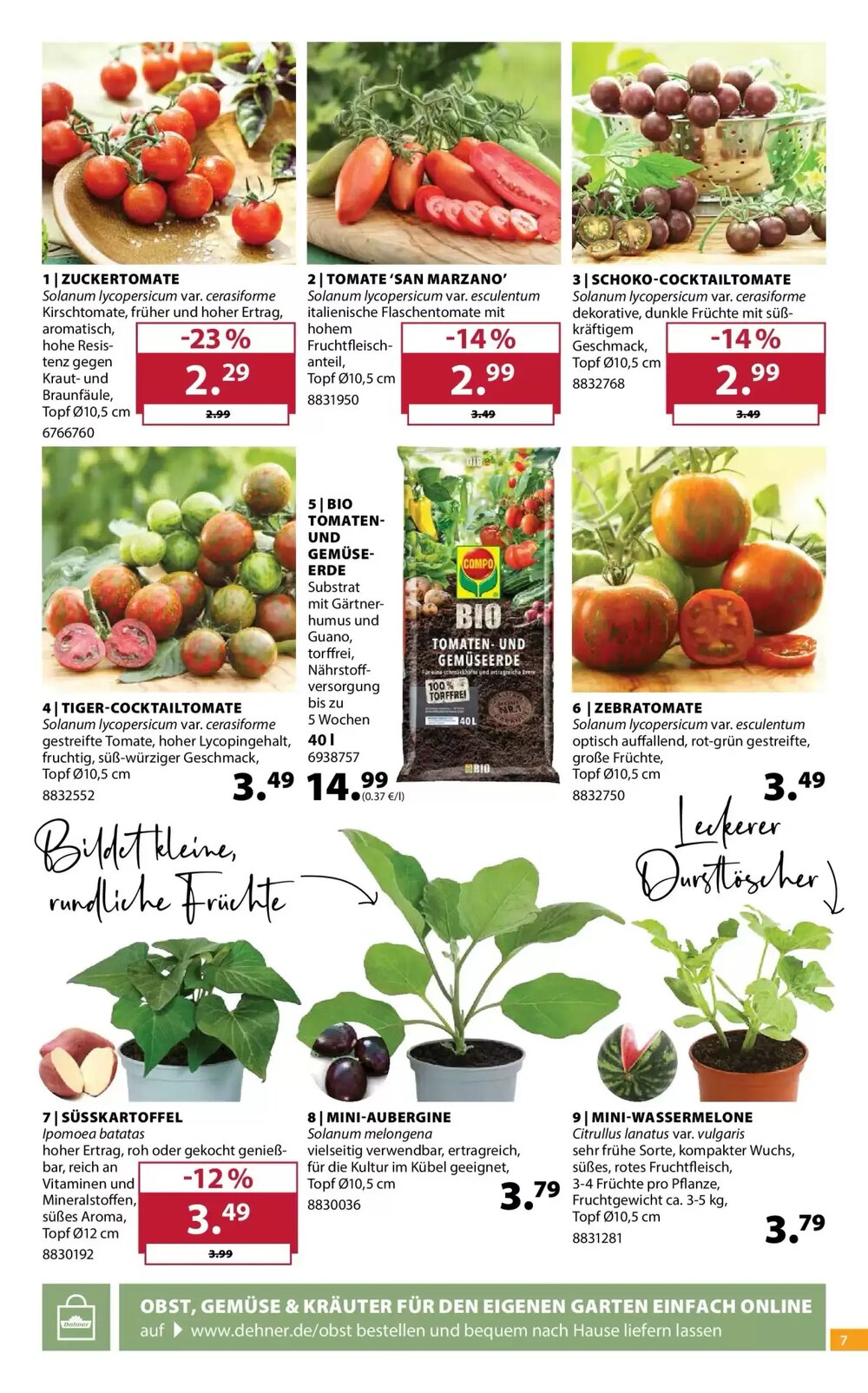 Dehner Prospekt (ab 21.04.2026) zum Blättern - Seite 7