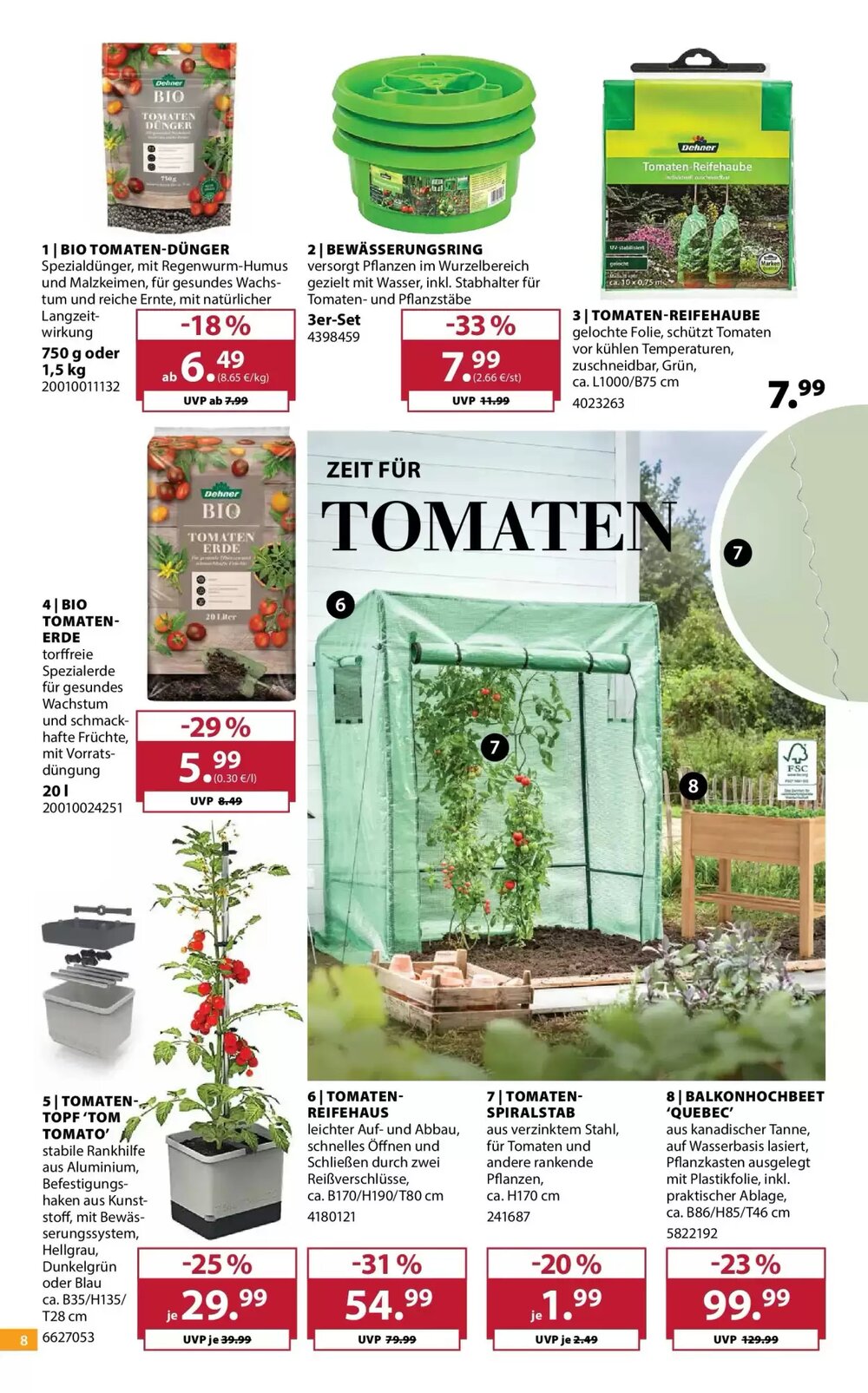 Dehner Prospekt (ab 21.04.2026) zum Blättern - Seite 8
