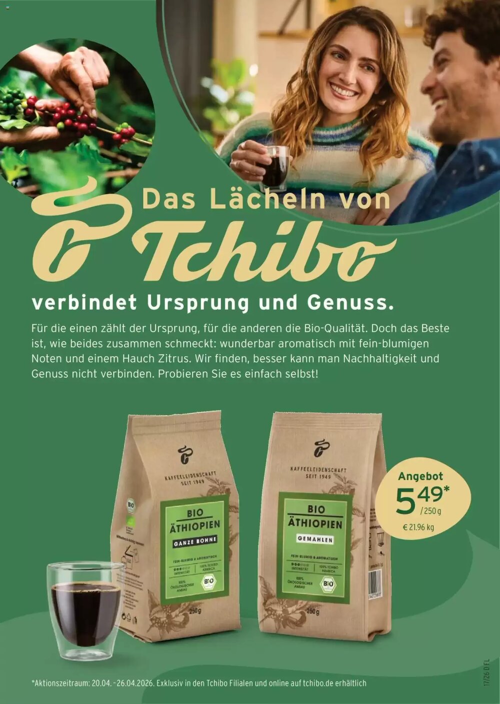 Tchibo Prospekt (ab 22.04.2026) zum Blättern - Seite 22