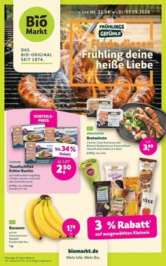 Biomarkt Prospekt (ab 22.04.2026) zum Blättern