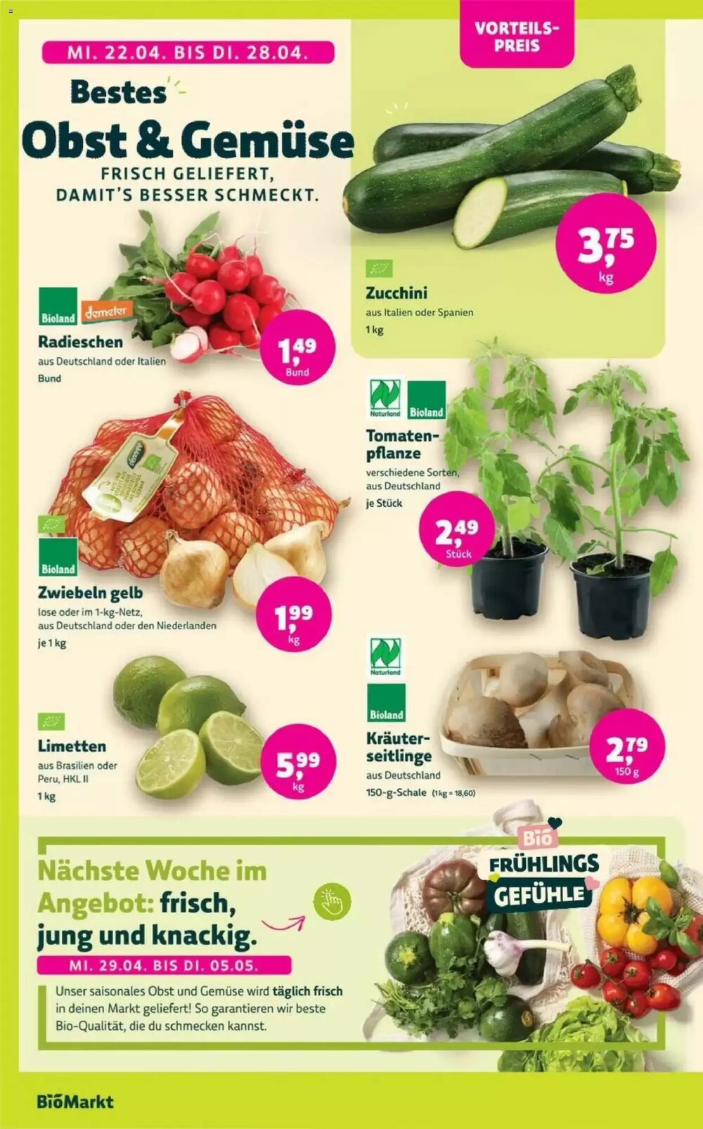 Biomarkt Prospekt (ab 22.04.2026) zum Blättern - Seite 2