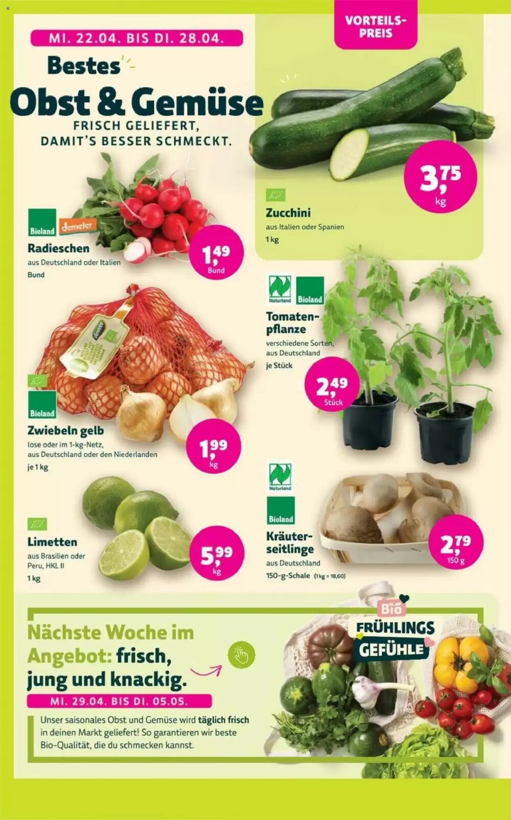 Denns BioMarkt Prospekt (ab 22.04.2026) zum Blättern - Seite 2