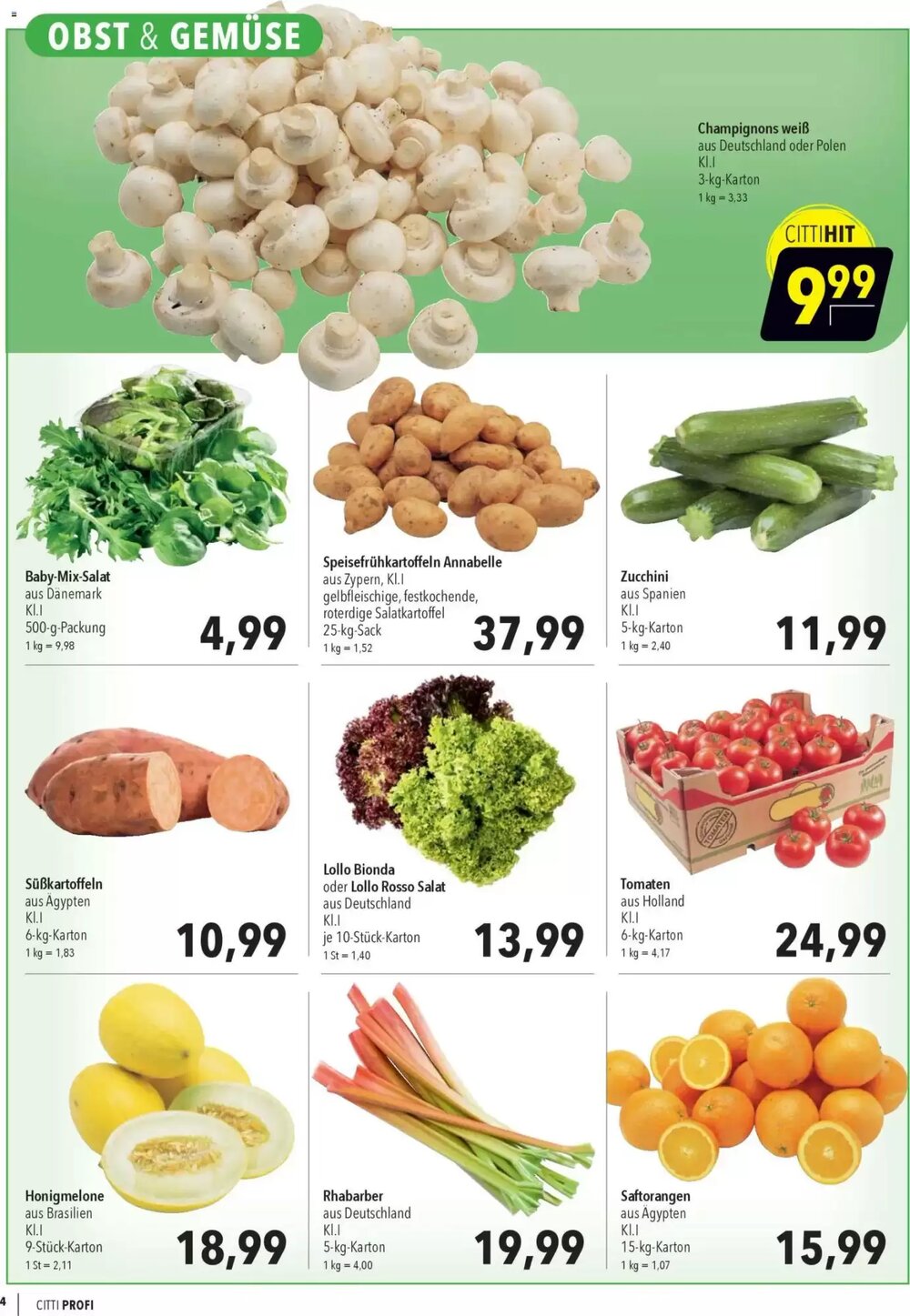 CITTI Markt Prospekt (ab 22.04.2026) zum Blättern - Seite 4